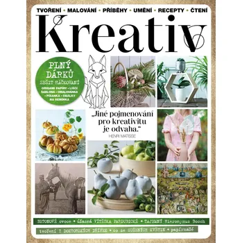 Časopis Kreativ – časopis pro tvořivé duše, číslo 5/2023, plné nápadů, inspirace a projektů