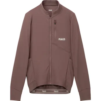 cyklistický dres PEdALED W's Odyssey Longsleeve Jersey - brown M