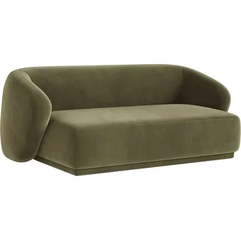 Pohovka Maison Heritage Zelená sametová dvoumístná pohovka Jane 180 cm
