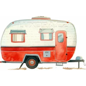 Nažehlovačka Karavan - 12 x 8 cm