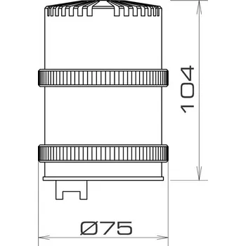Průmyslové svítidlo Sirena 27718 TWS-akustický modul 12-48VAC/DC, IP54