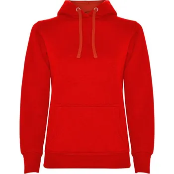 Dámská mikina Roly Urban Dámská mikina s kapucí SU1068 Red 60 M