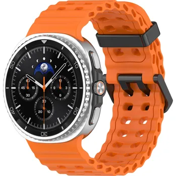 4wrist Silikonový sportovní řemínek pro Samsung Galaxy Watch8 - Oranžová + 2 měsíce na vrácení zboží