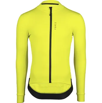 cyklistický dres Dres Force ENDLESS dlouhý rukáv, fluo Velikost: M