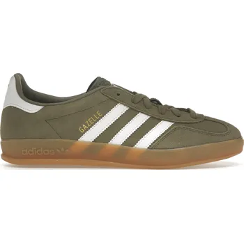 Pánské tenisky adidas Gazelle Indoor Olive Strata Cloud White Gum Velikost: 39 1/3 JQ0174