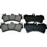 Sada brzdových destiček, vždy 4 kusy v sadě DENCKERMANN B110981