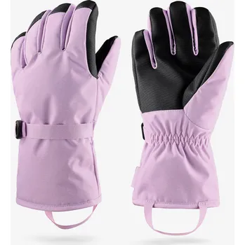 WEDZE Dětské lyžařské rukavice 6–14 let GL500 14 LET FIALOVÁ