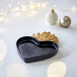 Blancheporte Odkládací miska ve tvaru srdce černá