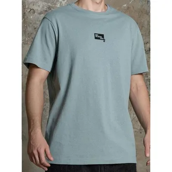 Pánské tričko Sinsay - Bavlněné tričko s nápisem - modrá - 593EY-58X - 593EY-58X-S