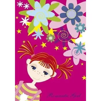 Set školních potřeb Zeszyt w linie. Romantic girl. Jeżynka różowa