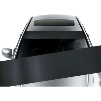 Polep vozidla Samolepka na auto sluneční clona na přední sklo 20x150 cm Matná černá Ochrana interiéru před sluncem Snížení teploty vozu Dekorace skla