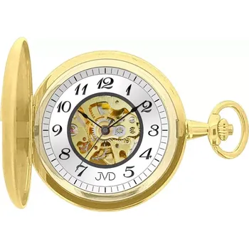 Hodinky JVD Mechanické luxusní čitelné pozlacené kapesní hodinky JVD LK17 ( )