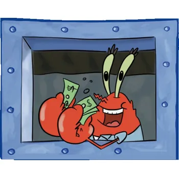 Samolepící dekorace Tapiserie 90 x 150 cm Pan Krabs Mr. Krabs Kreslený gobelín na zeď Barevná závěsná látka Dekorace do dětského pokoje Estetická dekorace stěny