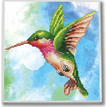 Diamantové malování Dante Diamantová výšivka Diamond Dotz Hummingbird 30x31cm DDK5031