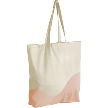 Westford Mill Plážová taška WM235 Natural-Peach 36 x 44 x 10 cm