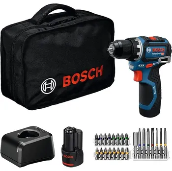 BOSCH GSR 12V-32 PROFESSIONAL Akumulátorový vrtací šroubovák, 2x 2.0Ah, 24ks AC, taška 06019N7006 extended_warranty