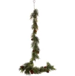 Borovice - umělá girlanda, zelená se šiškami - UKH032