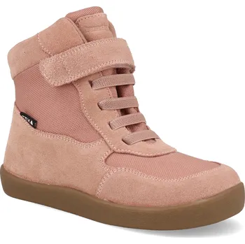 Dívčí zimní obuv Barefoot dětské zimní boty Bundgaard - Brooklyn Blush Rose růžové Velikost: 34