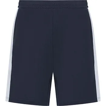 Pánské kraťasy Finden+Hales Pánské šortky s kapsami na zip LV886 Navy-White 3XL