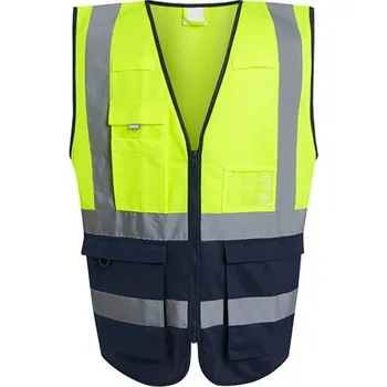 Pánská vesta Regatta Reflexní pracovní vesta TRS251 Yellow-Navy S