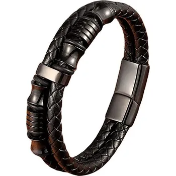 Náramek Predator Q1 Black Beautiful pánský náramek černý 21 cm