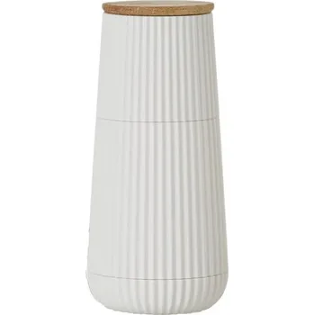 Kuchyňský mlýnek AdHoc Mlýnek na pepř/sůl, výška 150 mm, průměr 65 mm, bílý