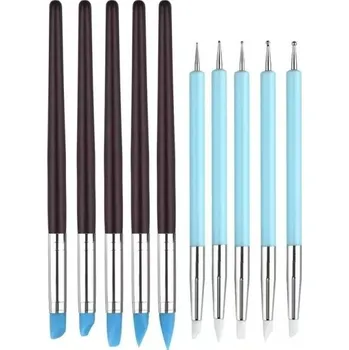 Výtvarná sada Sada 8 ks sochařských a modelovacích nástrojů pro keramiku Hlínu Voskové hmoty Umělecká řemesla Tvarování Modelování s různými hroty