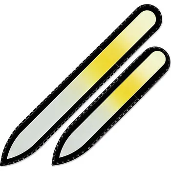 Přípravek na nehty Mont Bleu Sada 2 barevných skleněných pilníku R-MS13