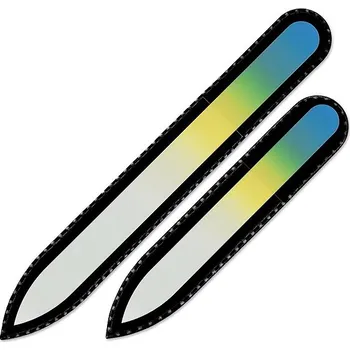 Přípravek na nehty Mont Bleu Sada 2 barevných skleněných pilníku R-MS24