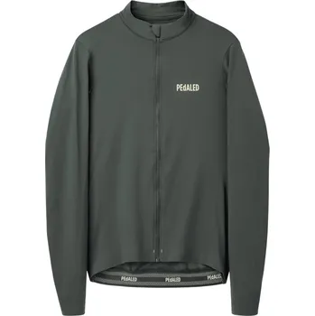 cyklistický dres PEdALED Element Long Sleeve Jersey - black L
