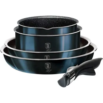 Sada nádobí Berlingerhaus Aquamarine Metallic Line BH-6146 9 ks