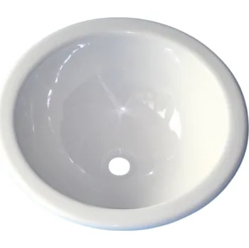 Příslušenství ke karavanu Umyvadlo Comet kulaté bílé