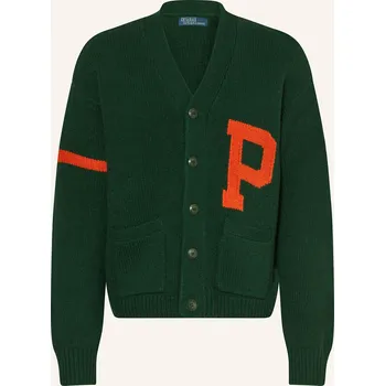 Pánský svetr Polo Ralph Lauren Pánský Pletený Kardigan, tmavě zelená /...