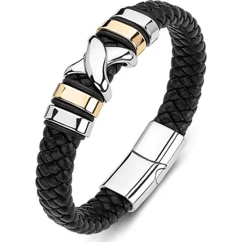 Náramek Predator Q1 Quasar pánský náramek černý 21,5 cm