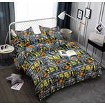 Povlečení z mikrovlákna SCARY PARTY šedé Rozměr povlečení: 2 ks 70 x 80 cm | 160 x 200 cm