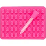 Silikonová forma na želatinové medvídky TORO s pipetou