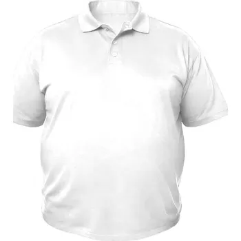 Miners Mate supersize Nadměrné polo tričko Unisex - Bílá | 8XL