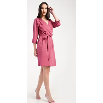 Dámský župan Dámský župan krátký Madison - bordó - XXL