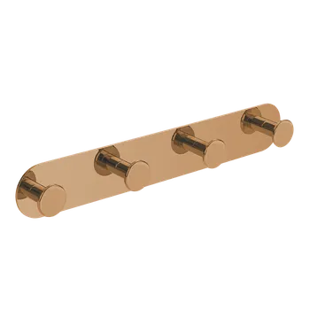 Věšák Laveo Koupelnový háček Miri - ALM_814S, růžové zlato, lesk