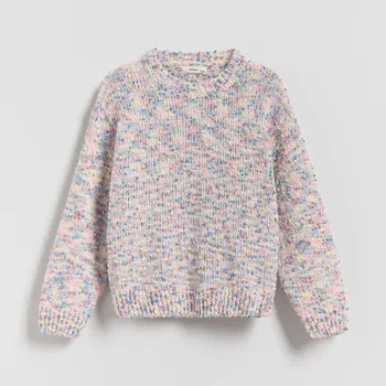Dívčí svetr Reserved - Svetr s barevným vzorem - vícebarevná - 808FH-MLC - 808FH-MLC-U14