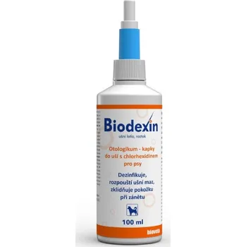 Kosmetika pro psa Bioveta Kapky do uší pro psy Biodexin 100 ml