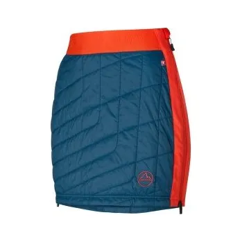 Dámská sukně La Sportiva Warm Up Primaloft Skirt Women Storm Blue/Cherry Tomato modrá S
