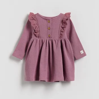 Kojenecké oblečení Reserved - Strukturované šaty - světle fialová - 841GK-34X - 841GK-34X-68