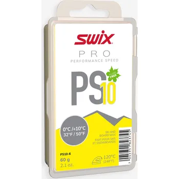 Lyžařský vosk SWIX Žlutý vosk PS10 0 °C / +10 °C 60 g 60g