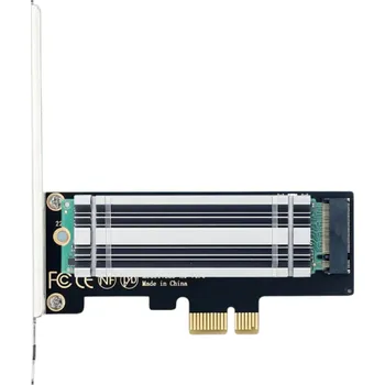 USB hub Adaptér FENVI M.2 NVME na PCIe 4.0 X1 X4 X8 X16 s hliníkovým chladičem SSD 12 x 9,4 x 3,5 cm Rychlá instalace Rozšíření disku bílá