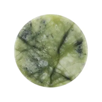 Lepicí paleta na řasy 2,5 cm Růžovo-zelený nefritový kámen Malý držák pro lepidlo Opakovaně použitelná podložka pro aplikaci umělých řas zelená