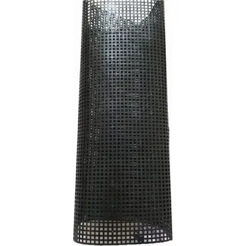 Výtvarná sada Plastová síťovina pro kutilství a ruční práce 33x50 cm Malá odolná mřížka na háčkování Výrobu koberců Sáčky Nitě Řemeslné potřeby černá