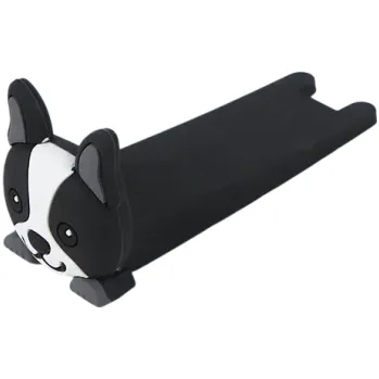 Silikonová zarážka dveří 9,3 x 2,6 x 4,3 cm Design Bulldog Klínový tlumicí blok proti průvanu Bezpečnostní pojistka do dětského pokoje