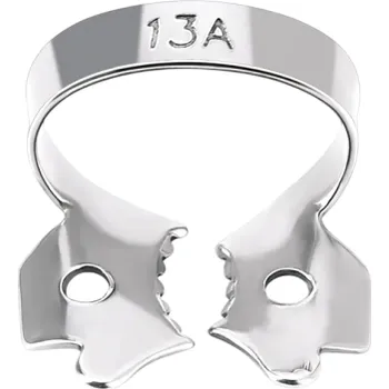 Zubní nit Profesionální zubní svorka na kofferdam 13A Azdent z nerezové oceli pro endodontické, restaurativní a další stomatologické zákroky