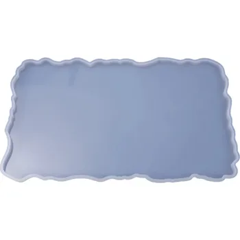 Silikonová formička na tác pryskyřice 34,6 x 21 cm Obdélníková forma na odlitky Pryskyřicový tác Podnos Dekorace